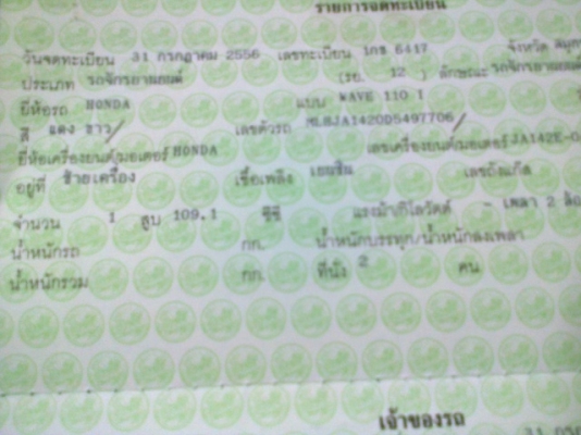 น้องรถใหม่Wave110iกค ปี56 ใช้น้อย  4,8xxโล เดิมๆทั้งคัน