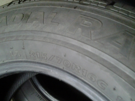 ยาง215/70/16 สภาพดีมากๆ