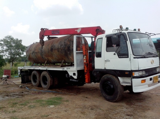 ขายรถบรรทุก 10 ล้อ ติดเครนฮีโน่หัวสิงห์โฮเทคHO7C เครื่อง 185 แรงม้า เครนยูนิค 3 ตัน 4 ปลอก 3 ชักเครน