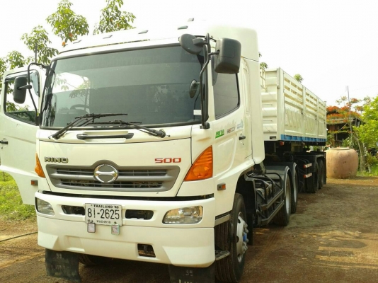 10ล้อหัวลาก HINO 500 FM1A 344แรงม้าปี53(เฉพาะแม่)