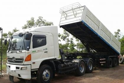 10ล้อหัวลาก HINO 500 FM1A 344แรงม้าปี53(เฉพาะแม่)