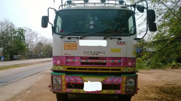 ขายรถสิบล้อ Isuzu DECA 360 คอกเกษตร ดั้มเหล็ก เเม่ ปี53ลูก ปี 54