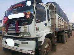 ขายรถสิบล้อ ISUZU DECA FXZ 270 HP EURO2 ปี 51พ่วงแม่ลูกดั้ม ลูก2คาน