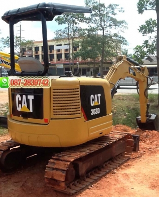 ขายรถแบคโฮ CAT 320R ติดไลห์สําหรับหัวกระแทก