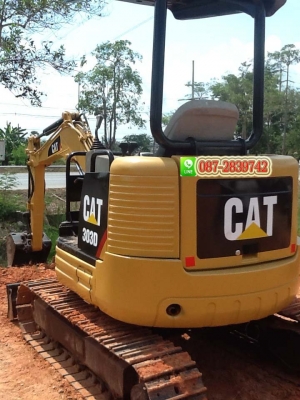 ขายรถแบคโฮ CAT 320R ติดไลห์สําหรับหัวกระแทก
