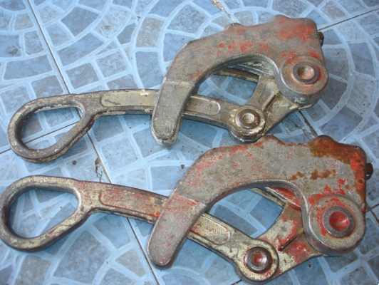 ขายกริ๊ปจับสายไฟ และสลิง 20 ตัน 18-32มม. ตัวใหญ่