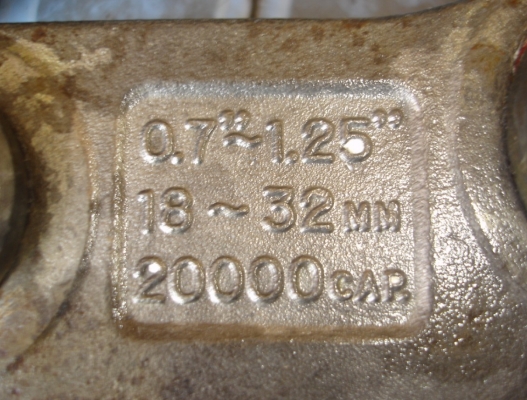 ขายกริ๊ปจับสายไฟ และสลิง 20 ตัน 18-32มม. ตัวใหญ่