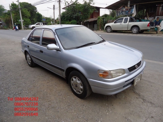 ขาย Toyota Corolla ตูดเป็ด สีบรอนซ์เงิน+ติดแก็ส lpg ราคา 79,000 บาท +++++++
