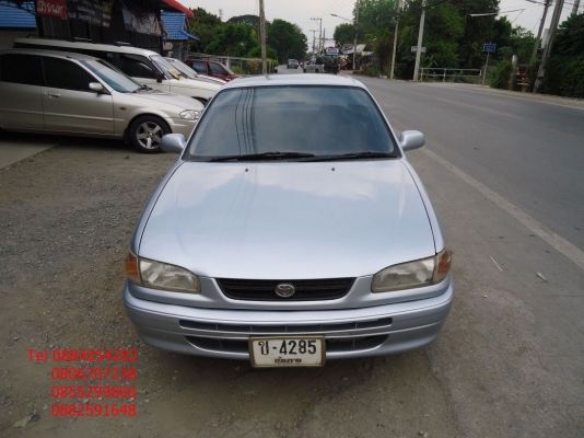 ขาย Toyota Corolla ตูดเป็ด สีบรอนซ์เงิน+ติดแก็ส lpg ราคา 79,000 บาท +++++++