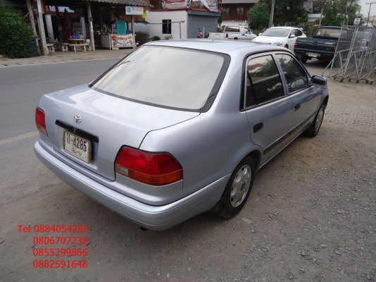 ขาย Toyota Corolla ตูดเป็ด สีบรอนซ์เงิน+ติดแก็ส lpg ราคา 79,000 บาท +++++++