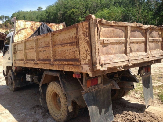 6ล้อดั้มHINO DUTRO 130แรง ปี2550(2007) ห้างแท้เดิมๆ สีดั้มไม่ค่อยสวย..เล่มพร้อม