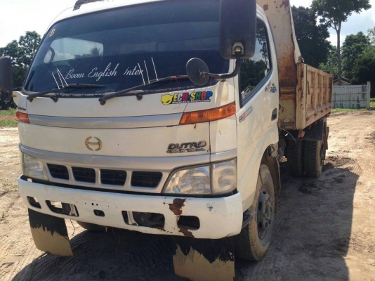 6ล้อดั้มHINO DUTRO 130แรง ปี2550(2007) ห้างแท้เดิมๆ สีดั้มไม่ค่อยสวย..เล่มพร้อม