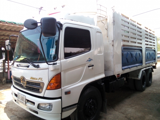 10 ล้อ 1 เพลา  *Euro.2*  HINO  MEGA  FL1J  220 แรงม้า  * รถสวยเดิม *รถห้างแท้* เอกสารพร้อมโอน