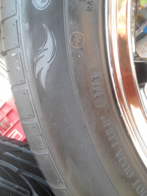 ce28n 18/5/114กว้าง8" งานของ k speedสีแบล็กโครมสวยๆ ไม่มีตำนิ พร้อมยาง235-50-18 ปี13ปลายปีสภาพยาง97\% ขาย16900 ดูของได้ที่คลอง2 คลองหลวง ซ.บงกช11 สภาพแบบนี้ต้องมาเอาครัฟ แยกก็ขายครัฟ หลังไมค์ https://www.facebook.com/profile.php?id=100006231031308