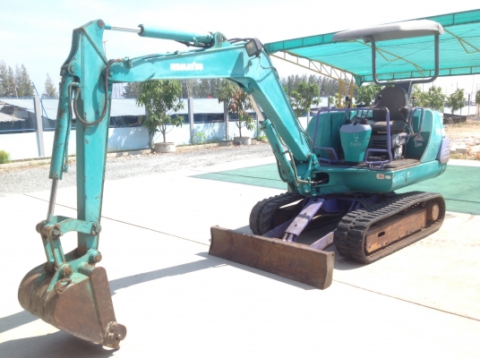 ขายรถแบคโฮ KOMATSU PC20-7E แทร็กยาง มือสองญี่ปุ่น