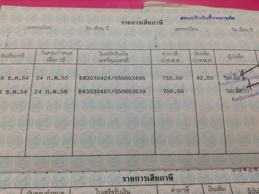 ขายทะเบียนรถกะบะ Toyota 2500บาท