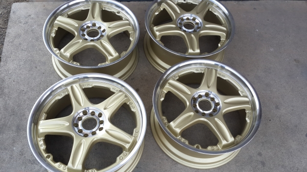 ขอบ 18 ลาย Volk-GTC 5รู100/114 ครบชุด 4วง