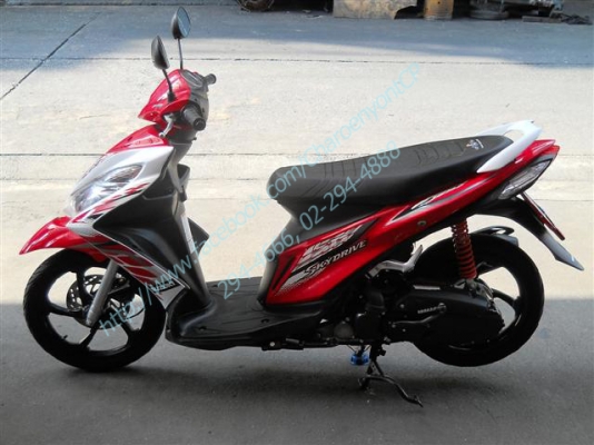 SUZUKI Skydrive SD 125cc ปี 2013 สกายไดรฟ์ ลาย SD เดิมดี ไม่มีบิวด์