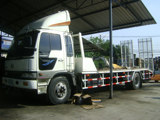 ขายรถ 6 ล้อ กะบะบรรทุกพื้นเรียบท้ายลาดยาว 7.20 เมตร ติดวินซ์ ขาช้าง
