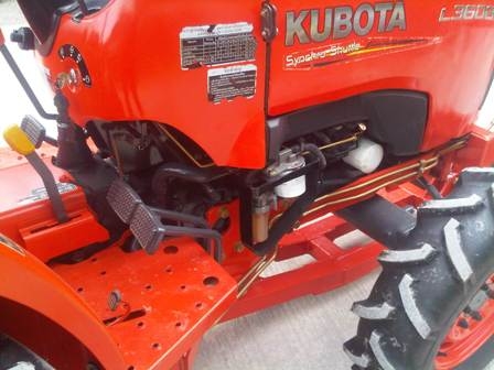 ขายรถไถ Kubota L 3608 (4WD) รถไร่ 100\%พร้อมดันหน้าช้าง