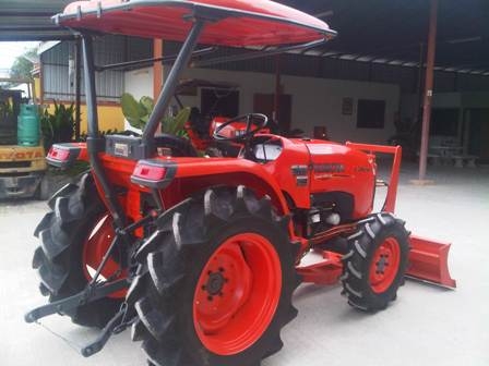 ขายรถไถ Kubota L 3608 (4WD) รถไร่ 100\%พร้อมดันหน้าช้าง