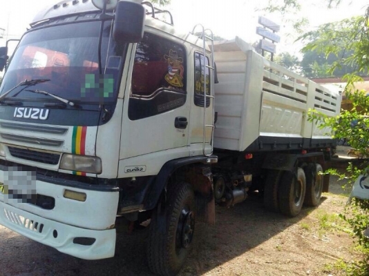 รถอีซูซุ 10 ล้อดั้ม 270 แรงม้า. ปี 40  ( ตัวแรก )  สนใจติดต่อ 081 - 6079515