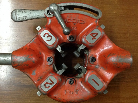 ขายเครื่องมือทำเกลียวท่อ 1-2" RIDGID No.504
