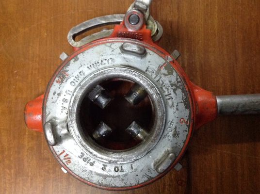 ขายเครื่องมือทำเกลียวท่อ 1-2" RIDGID No.504