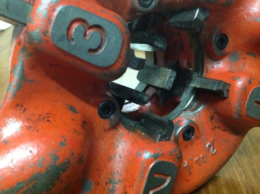 ขายเครื่องมือทำเกลียวท่อ 1-2" RIDGID No.504