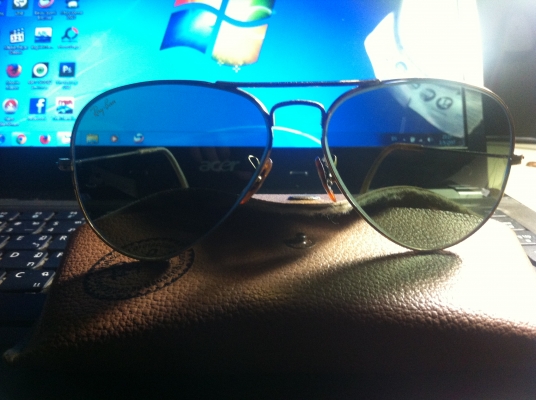 ขายแว่นตา Ray-ban usa รุ่นตี๋ใหญ่ สภาพสวยมากๆ