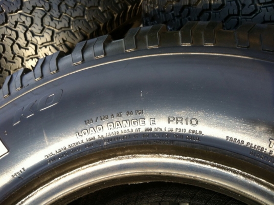 ขายยาง BF Goodrich All-terrain ขนาด 265 75 r16 ปี11 สวยๆ