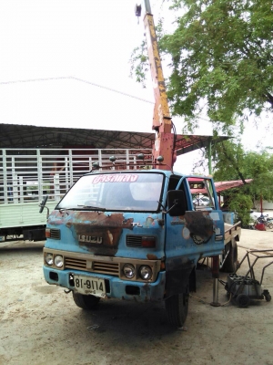 ขายIsuzu เครื่อง 110 ฝาดำติดเครน tadano 3 ตัน ขายIsuzu เครื่อง 110 ฝาดำติดเครน tadano 3 ตัน