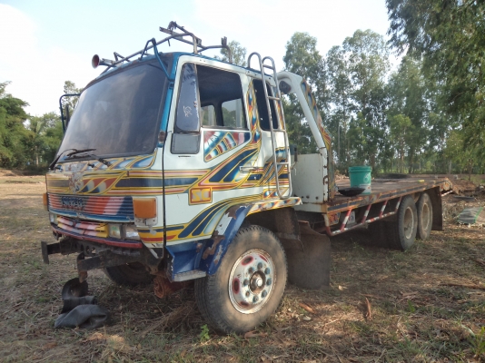 ขาย580000บาทรถอีซูซุ10ล้อเทเลอร์เข็นแม็กโคเครื่อง6BF  185แรงม้า