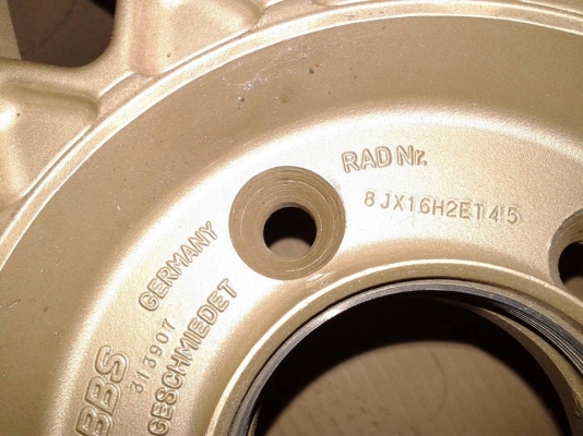 BBS RS Germany 3ชิ้นแท้ 5/114