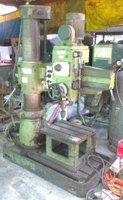 Sell> ขายสว่านเรเดียลมือสอง แขนยาว 750mm ใต้หวัน มีฟีด พร้อมใช้งาน กำแพงแสน นครปฐม 75,000- ครับ