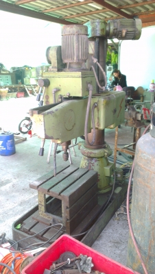 Sell> ขายสว่านเรเดียลมือสอง แขนยาว 750mm ใต้หวัน มีฟีด พร้อมใช้งาน กำแพงแสน นครปฐม 75,000- ครับ