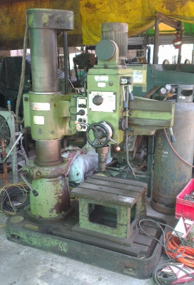 Sell> ขายสว่านเรเดียลมือสอง แขนยาว 750mm ใต้หวัน มีฟีด พร้อมใช้งาน กำแพงแสน นครปฐม 75,000- ครับ