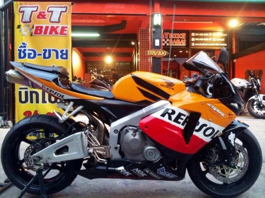 ต้ำพระราม2ขาย HONDA CBR600R ปี2005 เอกสาร inv สพม ลาย REPSOL ดูแลเรียบร้อยพร้อมใช้