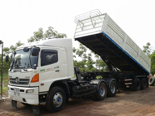 ขายหัวลากพร้อมหางสามมิตร ฮีโน่  maga  ซีรี่ 500 2เพลา ราคา 2,500,000 บาท ราคาต่อรองได้