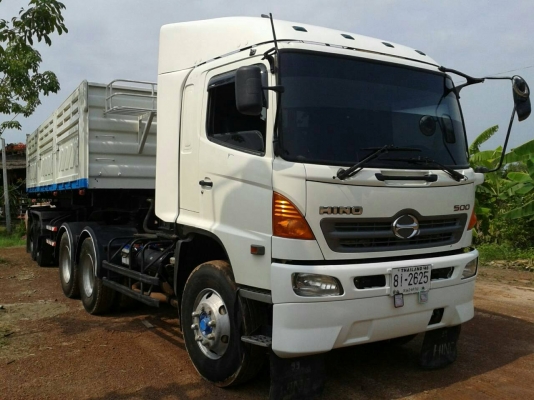 ขายหัวลากพร้อมหางสามมิตร ฮีโน่  maga  ซีรี่ 500 2เพลา ราคา 2,500,000 บาท ราคาต่อรองได้