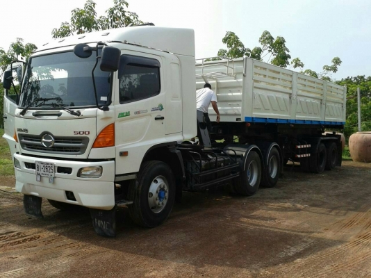 ขายหัวลากพร้อมหางสามมิตร ฮีโน่  maga  ซีรี่ 500 2เพลา ราคา 2,500,000 บาท ราคาต่อรองได้