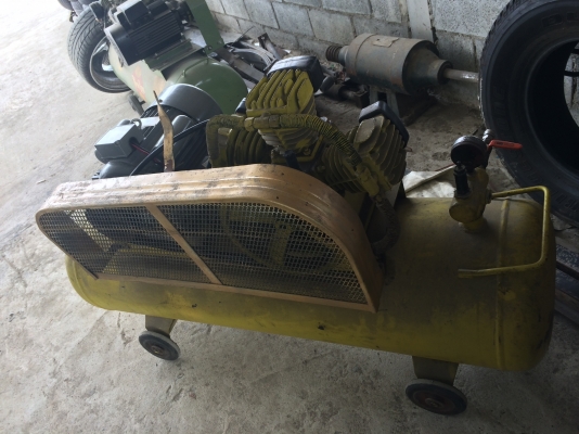 ถังลม 180 ลิตร ของ OKURA 3 หัวลูกสูบ มอเตอร์ 3แรง