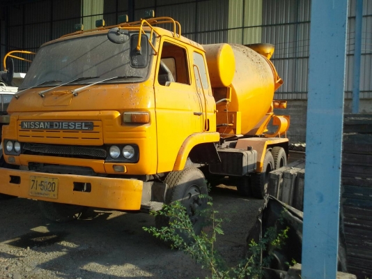 ขายด่วน,,รถโม่ปูน,, NISSAN  CW30M ปั้ม,,โม่ 6 คิว,เดิมๆ,,พร้อมใช้,ตามสภาพ,ทะเบียนมี,