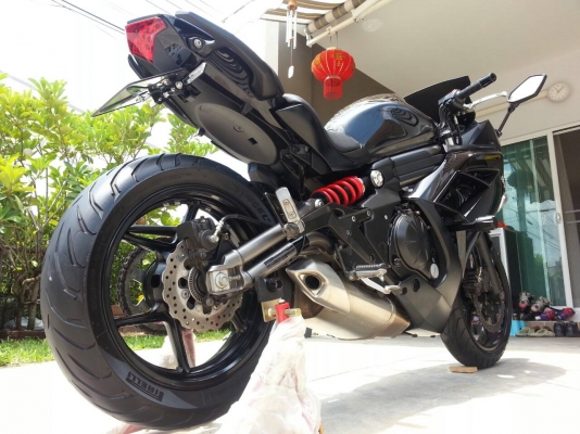 ขายNINJA 650 2012 สีดำเงา ออกศูนย์โมโตตากสิน รถซื้อเงินสด เจ้าของมือเดียว สภาพใหม่ใช้น้อย23,xxxกม.(แท้)ดูแลดี ขี่ไม่ลากรอบสูงท่อเดิม(ไม่เคยเปลี่ยนท่อ) เข้าเช็คศูนย์ตรงกำหนดและเข้าเช็ค24,000กม.แล้วที่โมโตตากสิน รถสมบูรณ์ไม่มีปัญหาใดๆครับ พร้อมของแต่ง ยางPI