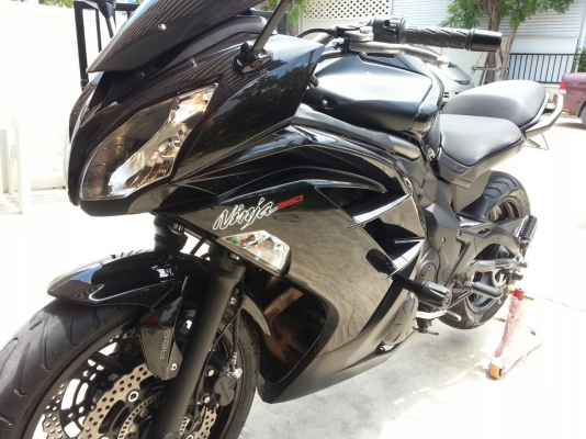 ขายNINJA 650 2012 สีดำเงา ออกศูนย์โมโตตากสิน รถซื้อเงินสด เจ้าของมือเดียว สภาพใหม่ใช้น้อย23,xxxกม.(แท้)ดูแลดี ขี่ไม่ลากรอบสูงท่อเดิม(ไม่เคยเปลี่ยนท่อ) เข้าเช็คศูนย์ตรงกำหนดและเข้าเช็ค24,000กม.แล้วที่โมโตตากสิน รถสมบูรณ์ไม่มีปัญหาใดๆครับ พร้อมของแต่ง ยางPI