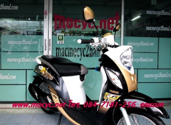 Fino i  สี นํ้าตาล ดำ รถเดือน ก.ย.ปี 56 รุ่นใหม่ล่าสุด  ไมล์ 6 พันโล ของแถม 4 รายการ  29900