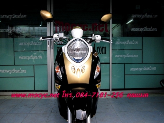 Fino i  สี นํ้าตาล ดำ รถเดือน ก.ย.ปี 56 รุ่นใหม่ล่าสุด  ไมล์ 6 พันโล ของแถม 4 รายการ  29900