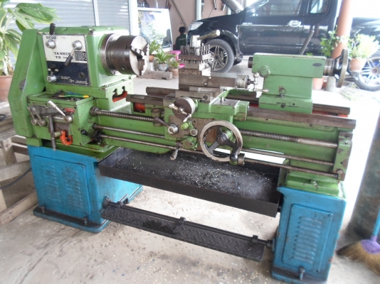แท่นกลึง ต้าชิง 5 ฟุต 3 เพลา เกียร์บล็อก มีเบรก พร้อมใช้ 79,000