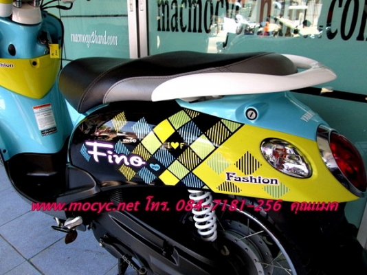 Fino แฟร์ชั่น สี ดำเหลืองฟ้า รถเดือน พ.ค.ปี 56 ไมล์ 6073 โล ของแถม 3 รายการ 24900 Fino แฟร์ชั่น สี ดำเหลืองฟ้า รถเดือน พ.ค.ปี 56 ไมล์ 6073 โล ของแถม 3 รายการ 24900