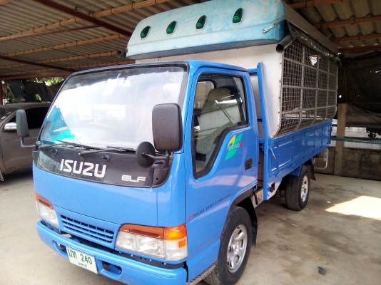 4 ล้อบรรทุก * ไม่ติดเวลา * ISUZU  NKR 100 แรงม้า  *ยาว 3.20 ม.*  รถสวยจริง (คอกมีข้างเสริม,หลังคา,ลงเล่มแล้ว) มีเล่มพร้อมโอน